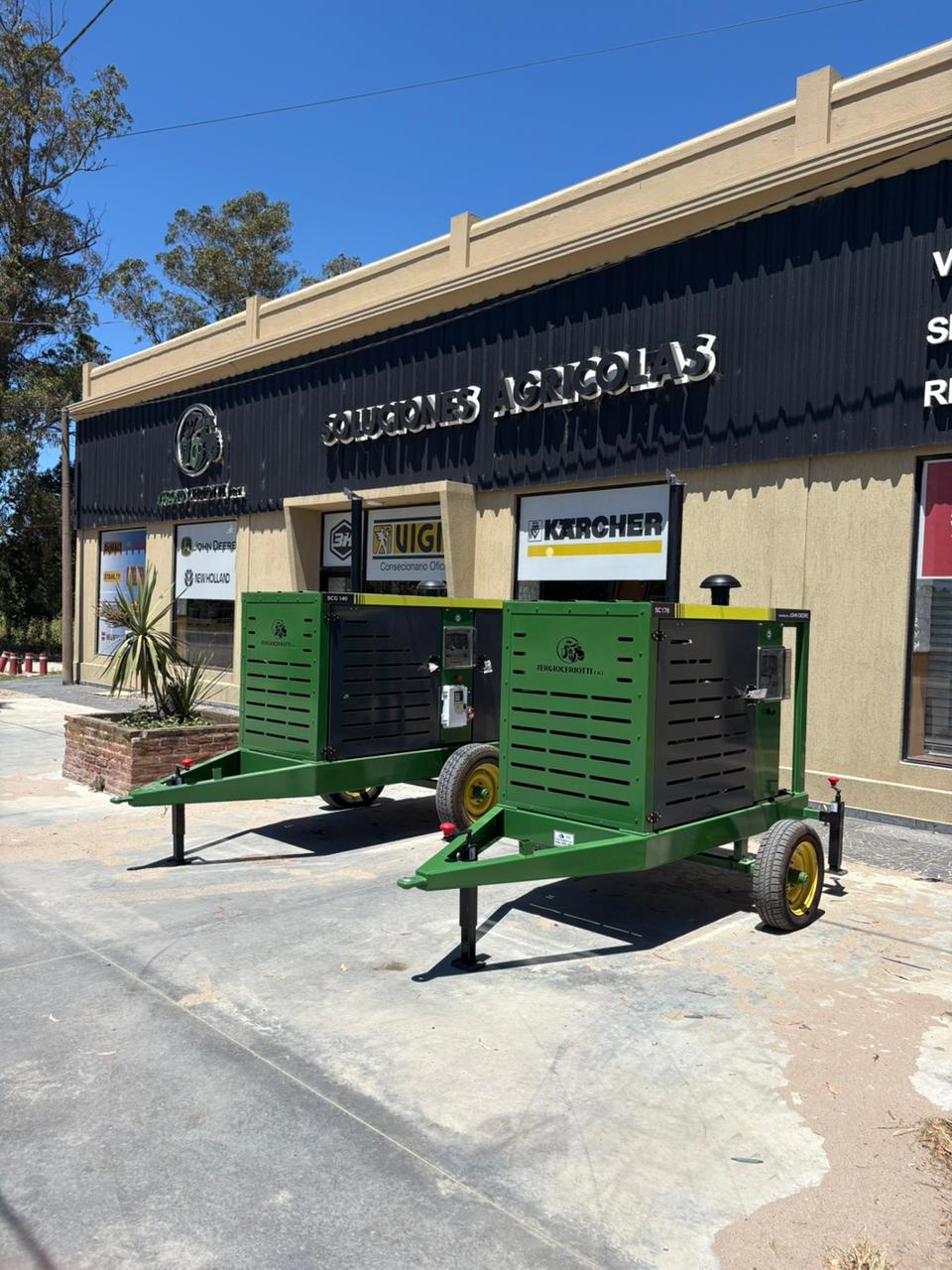 Equipos de fuerza para riego en el campo